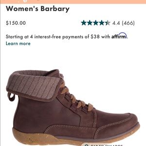 Size 7.5 Chaco waterproof boots